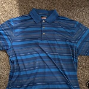 Men's Blue Striped Shirt